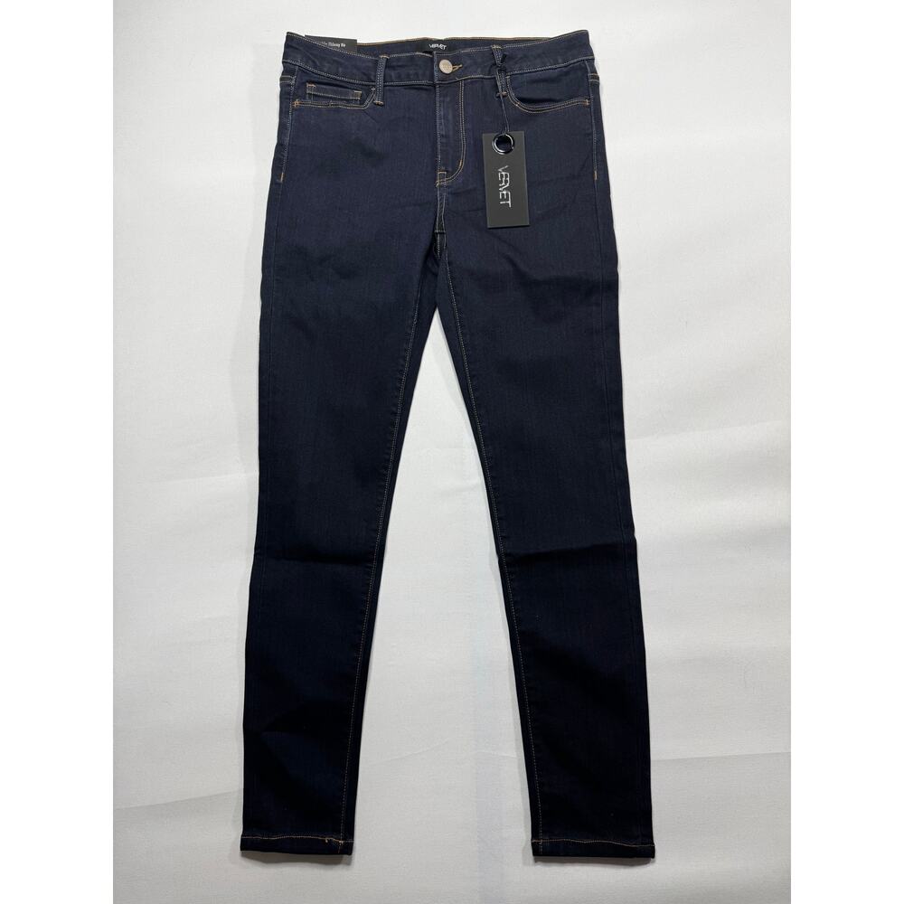 [Brand] Women's Straight Leg Jeans - Dark Blue